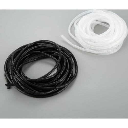 10M 8mm Diameter Wire Spiral Wrap Fit For Computer Cable Car Cable Or Other Mechanical Equipments