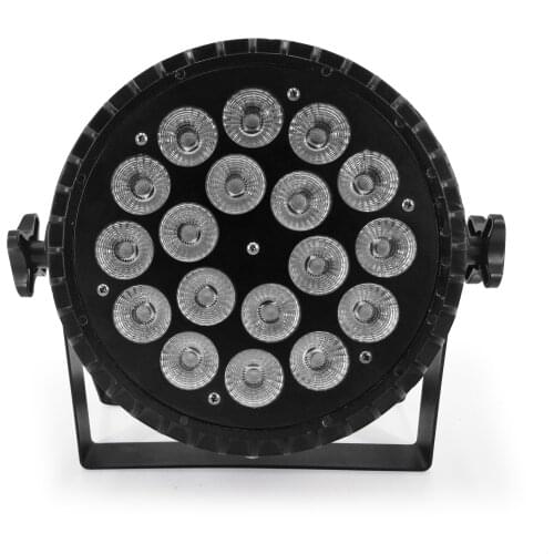 Led par light 18x18W RGBWA UV 6in1 led wash lights LED Flat Par Can Stage lighting with Silent fan 18x12w RGBW
