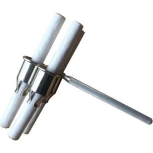 Three holes with warm moxibustion moxibustion box suspended moxibustion with coarse article ai clamp frame instrument three mile