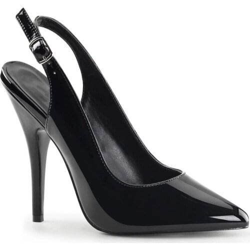 Women 13CM Thin High Heels Female Shoes Classics Basic Women Pumps Patent Leather Buckle waterproof Office & Career shoes woman