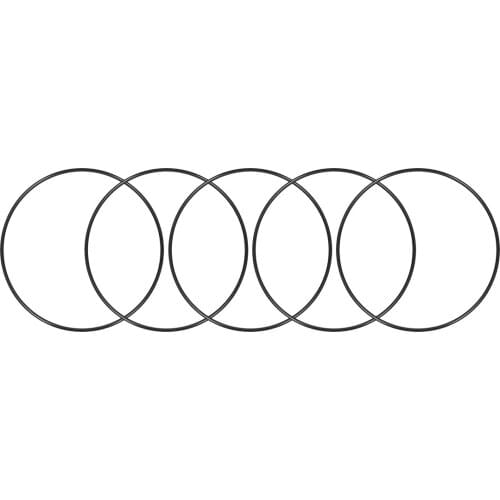 UXCELL 5pcs O-Rings Nitrile Rubber 160mm x 165.3mm x 2.65mm Seal Rings Sealing Gasket