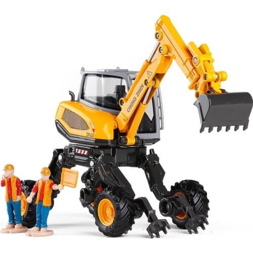 High simulation 1:50 scale alloy engineering vehicle model alloy spider excavator metal toy vehicles for kids toy free shipping