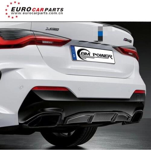 Auto Car Exterior Body Parts 4 Series G22 440D Rear Bumper Splitter Low Lip Diffuser Exhaust Pipe End Tail Lip Spoiler