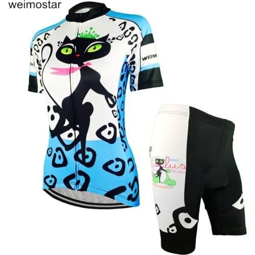 WEIMOSTAR Women Bicycle Cycling Jersey Bike Team Quick-Dry Outdoor Sportswear Riding Roupa Ciclismo Cycling Clothing