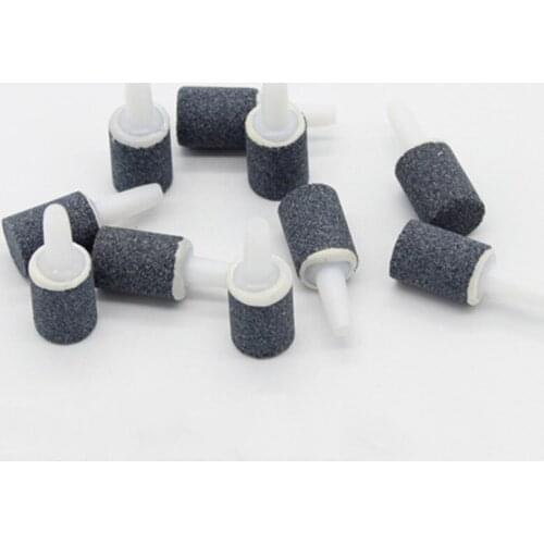 1PCS 1.5X1.0cm Gray Mini Bubble Stone Aerator Reusable Fish Tank Pump for Home Aquarium Oxygenation Supplies Air Pump Accessorie