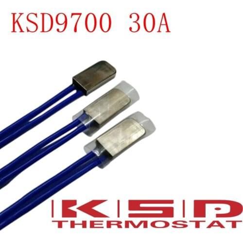 5PCS KSD9700 135C 135degree NC normal close motor thermal protector temperature sensor switch temperature switch thermostat