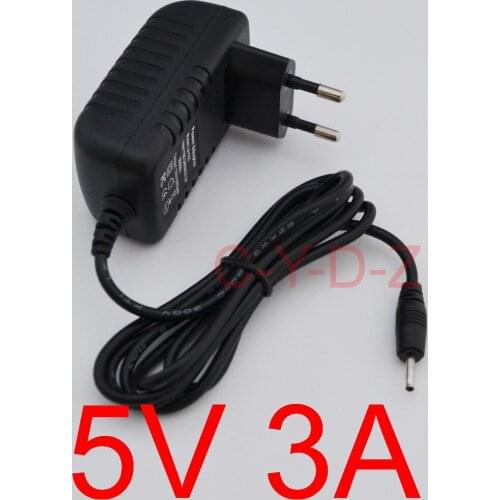 50PCS High Quality 5V 3A Power Adapter DC 2.5x0.7mm EU for Quad Core Tablet PC Sanei N10 Ampe A10 Ainol Hero II Spark Firewire