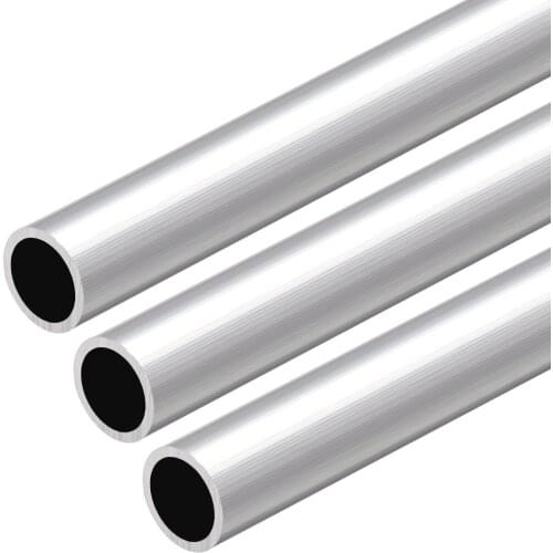 Uxcell 6063 Aluminum Round Tube 300mm Length 16mm OD 13mm Inner Dia Seamless Aluminum Straight Tubing 3 Pcs