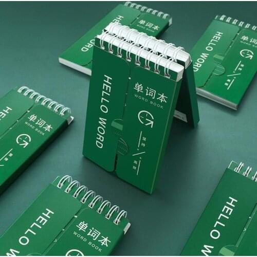 Notebook Small Fresh Ring Buckle English Memory Vocabulary Book Japanese Buckle Type Can Block Small Book Portable Pocket Books