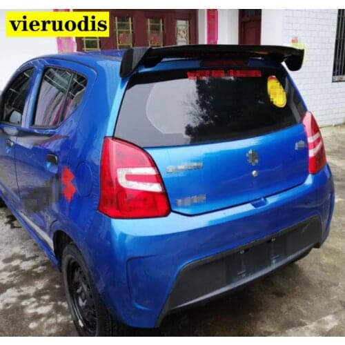 For Suzuki Swift Spoiler B 2008-2015 ABS Plastic Unpainted Color Rear Roof Spoiler Wing Trunk Lip Boot Cover Car Styling