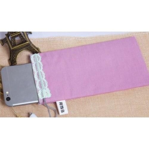 Electromagnetic radiation double-layer protective mobile phone bag,small electrical anti-radiation bags,silver fiber pocket