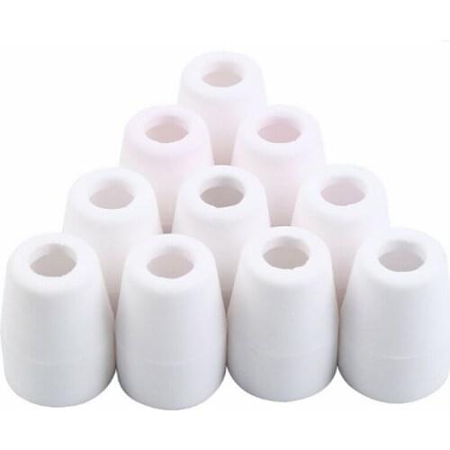 10PCS PT-31 LG-40 Air Plasma Cutting Cutter Torch welding Consumables Shield Cup Ref No:18204 welding accessories