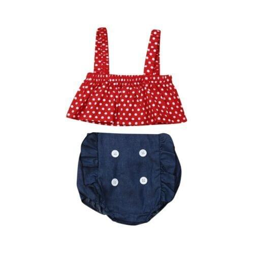 Newborn Toddler Baby Girl Summer Outfit Clothing Sets Kids Children Vest Crop Top+Bloomers Shorts 2Pcs Outfits Sunsuit Clothes