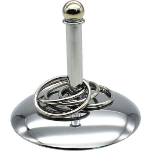 Pet Bird Platform Metal Ring Parrot Educational InteractiveTraining Chew Toy 896A