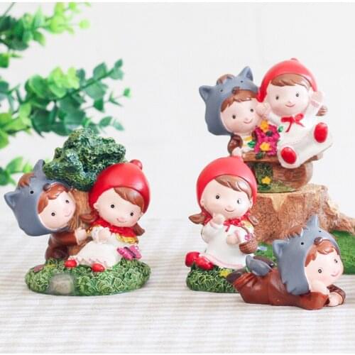 Cute Baby Figurines Fairy Garden Miniatures Resin Ornaments Statue Home Decor Room Decoration Birthday Gift