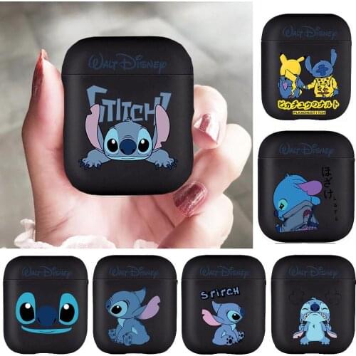 We Love Stitch Soft Silicone Cases For Apple Airpods 1/2 Protective Bluetooth Wireless Earphone Cover For Apple Air Pods