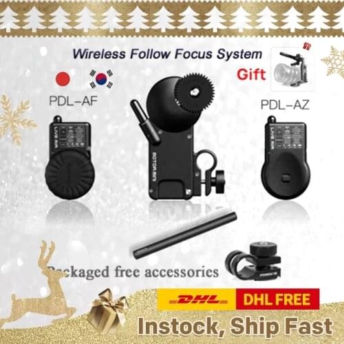 PDMOVIE LIVE AIR PDL-AF And PDL-AZ Bluetooth Wireless Follow Focus System for DSLR Buy LIVE AIR get RIG AIR free VS TILTA
