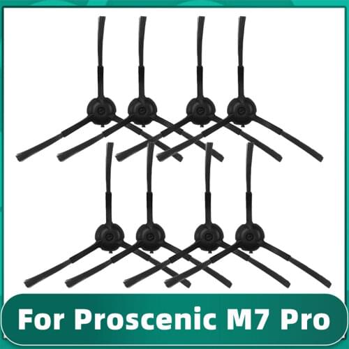 Side Brush & Mop Cloth Replacement for Proscenic M7 Pro/Uoni V980 Plus/Honiture Q6/Kyvol Cybovac S31 Vacuum Cleaner Spare Parts