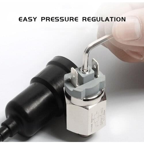 QPM11-NC / QPM11-NO 1/4'' 1/8" Swtich Adjustable Pressure Switch Wire External Thread Nozzle