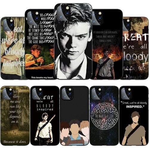 Newt Quotes The Maze Runner Rubber Phone Case For iPhone 12 11 Pro Max Mini XS X XR 7 8 Plus SE 2020 Soft Cover Case