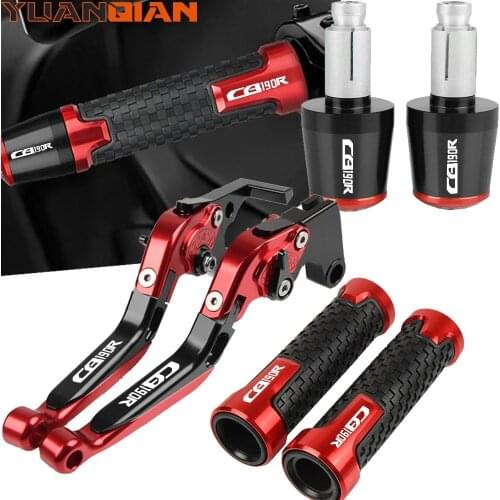 For HONDA CB190 CB190R CB 190R 2015 2016 2017 2018 Motorcycle Brake Clutch Levers Handlebar 7/8" 22MM Handle bar grip end plug