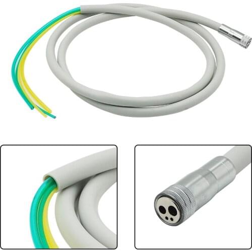 1pc Dental 4 Holes Handpiece Hose Tube Connector Silicone Pipe for High Speed Handpiece Dentistry Material