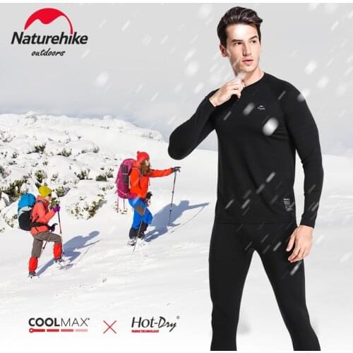 Naturehike Outdoors Keep Warm Underwear Ultra Thin Quick Drying Autumn Winter Hygroscopic and Sweat Releasing Sports Underwear