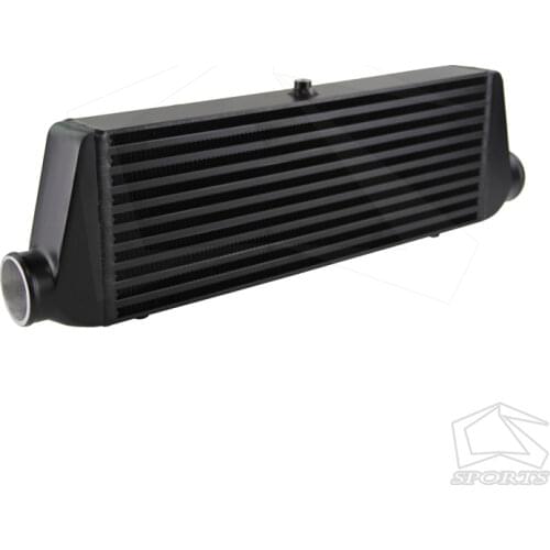Universal Bar&Plate Front Mount Intercooler 500*180*64 FMIC 2.5" In/Outlet Black/silver