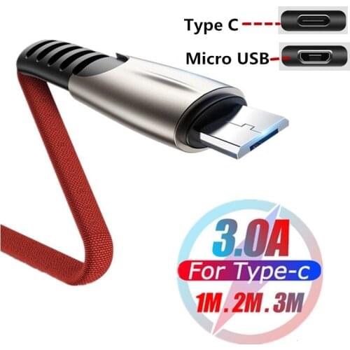 Fast Data charging charge USB Cable For samsung LG V20 V30 G7 Fit V40 V50 G8 G8X G8S thinq Stylo 4 5 G5 G6 Plus K40S K50S K8 K10