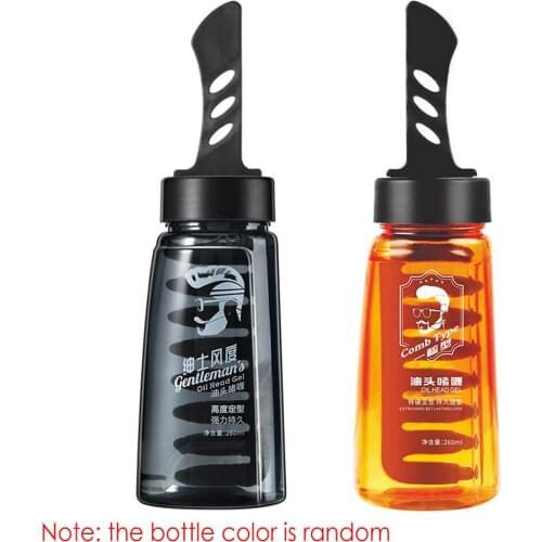 Hair Moisturizing Gel With Comb Men Hair Styling Care Kit Mens Oil Head Styling Gel