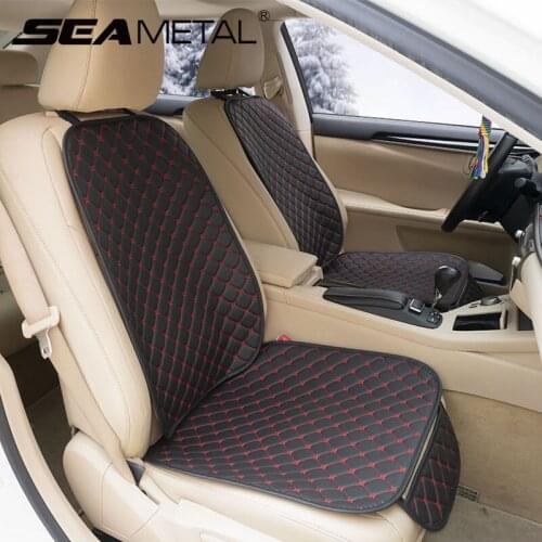 Four Season Car Seats Cover PU Leather Automobiles Seat Covers Universal Protector Seat-Cover Cushion Protector Auto Accessories