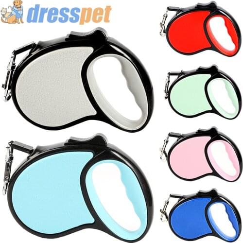 Retractable Dog Leash Automatic Extending Leash Straps For Dogs Adjustable Pet Cat Puppy Walking Running Leads Rope
