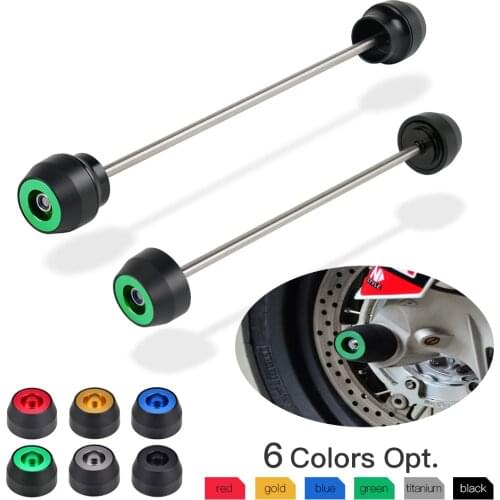 Motorcycle Front Rear Axle Fork Wheel Slider Falling Protector For KAWASAKI Z900 2017-2019 Z900RS PERFORMANC CAFE PERFORMANCE