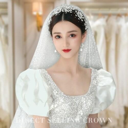 Fashion Crystal Flower Wedding Crown Bridal Hair Tiara Leaf Headpiece Women Party Prom Accessories Hair Jewelry диадема