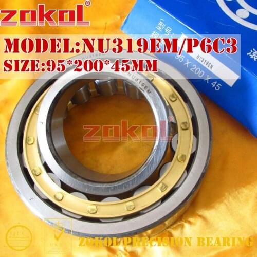 ZOKOL NU319 E M P6 C3 bearing NU319EM P6 C3 3G32319EH/P6C3 Cylindrical roller bearing 95*200*45mm