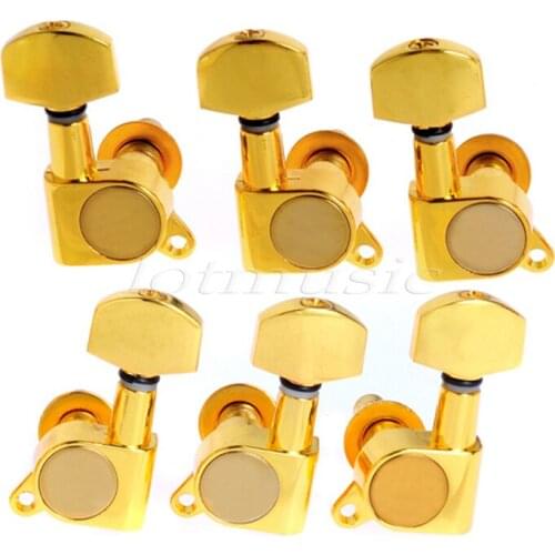Gold Inline Guitar String Tuning Peg Machine Head 3L3R