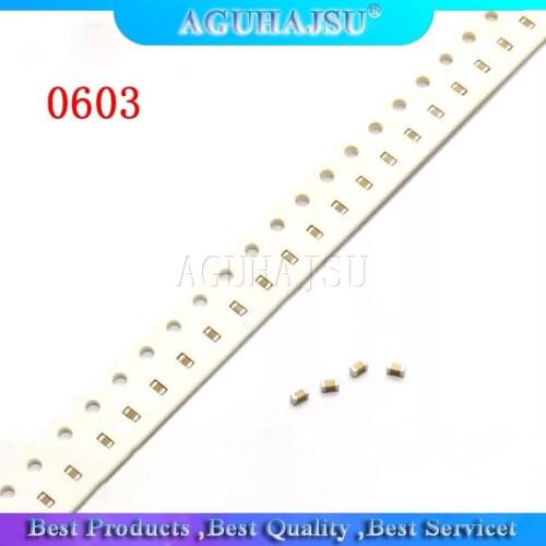 100 pieces 10NF X7R error 10% 50V 0603 103 SMD thick film chip multilayer ceramic capacitor