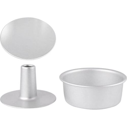 4/5/7/9/10Inch Aluminum Alloy Round Hollow Non-Stick Chiffon Cake Mold H58C