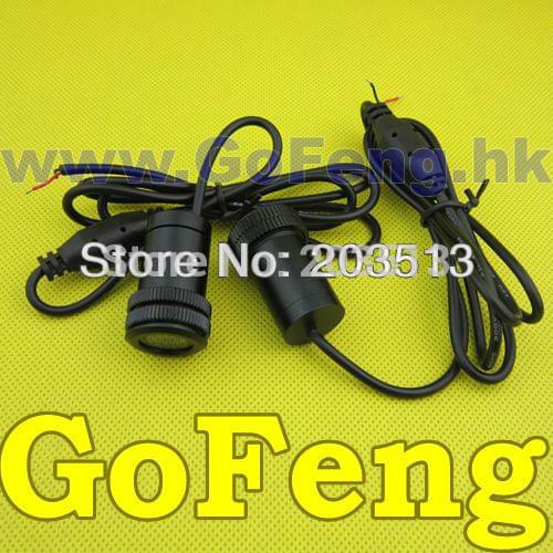 7W 12V Aluminum alloy body car logo door light led for SMALL SIZE 4th generation,Keep 100% good reputation