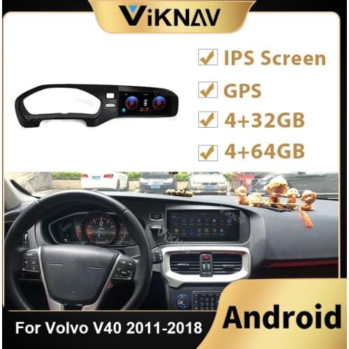 Tesla style Android 8.8 inch For-Volvo V40 2011-2018 car autoradio stereo car radio multimedia player GPS navi DVD player 2 din
