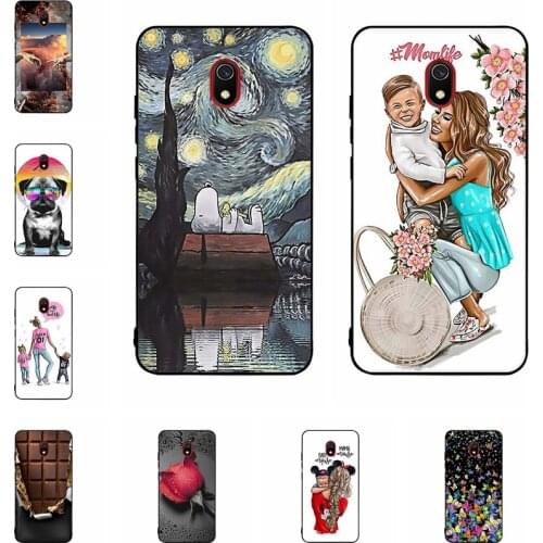 For Xiaomi Redmi 8A Case Silicone Painting Cartoon Cute Cat Phone Case For Redmi 8A Redmi8A Back Cover Funda Coque Capa Shell