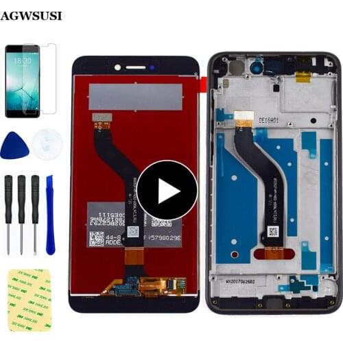 For Huawei Honor 8 Lite LCD Screen PRA-AL00 PRA-AL00X PRA-TL10 LCD Display Touch Screen Digitizer Panel Sensor Assembly Frame
