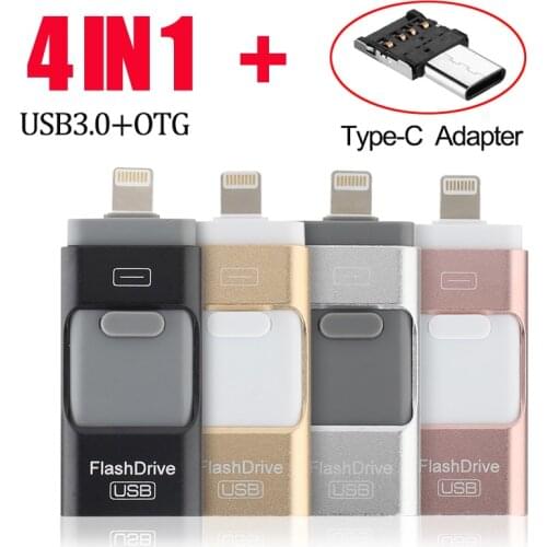 For iPhone 6 6s Plus 5 5S ipad Pen drive HD memory stick Dual purpose mobile OTG Micro USB Flash Drive 16G 32G 64GB PENDRIVE 3.0