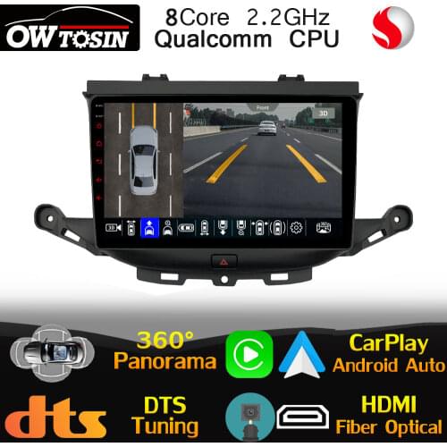 Qualcomm CPU Android For Opel Astra K Buick Verano GS 2015-2021 Car GPS Radio CarPlay Optical HDMI DTS Head Unit Auto DSP WiFi