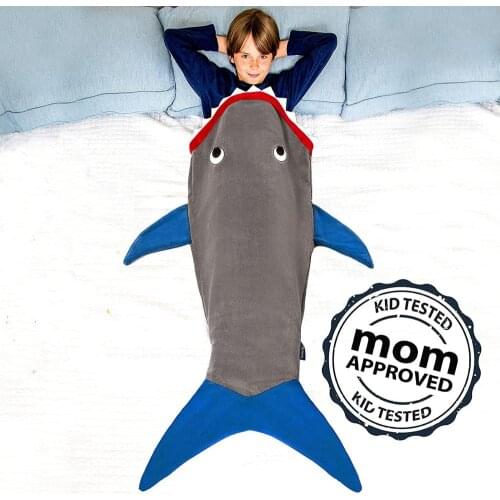 Shark Mermaid Tail Blanket Children Kids Mermaid Blanket Sleeping Sack Sofa Bed Throw for Child Tail Blanket Adult Bed blanket