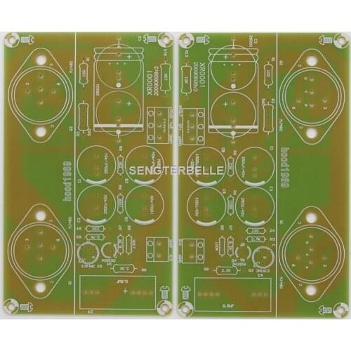 One Pair HOOD1969 10W Class A Power Amplifier Bare PCB