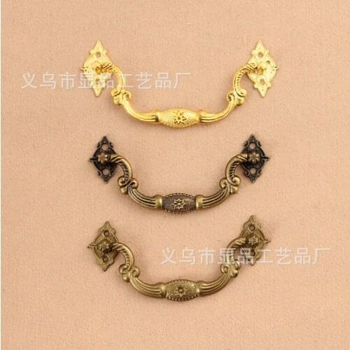 Manufacturers supply zinc alloy handle drawer handle wooden handle Eighth gift packaging handle M115