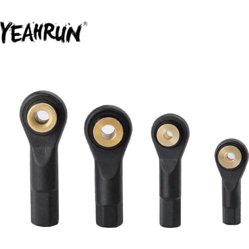 YEAHRUN 10PCS Plastic M2 M3 Rod End Ball End Ball Joint 19/26/27/30mm for 1:10 RC Crawler Car Truck Buggy RC Boat Airplane