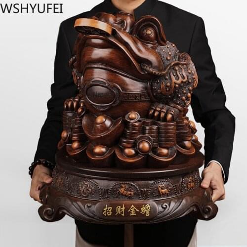 Chinese Style Fengshui Resin Statue Home Decor Resin Embellishments Christmas Decorations Living Room Desk Ornament Crafts