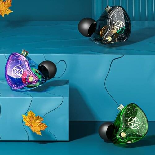 X2 Pro 3.5mm Noise Cancelling Monitor Headsets Double Dynamic HiFi Earphones Deep Bass Stereo Earbuds Detachable Wired Earphones